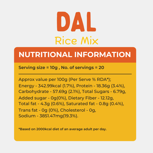 Insta Eatz Dal Rice Mix – 200g