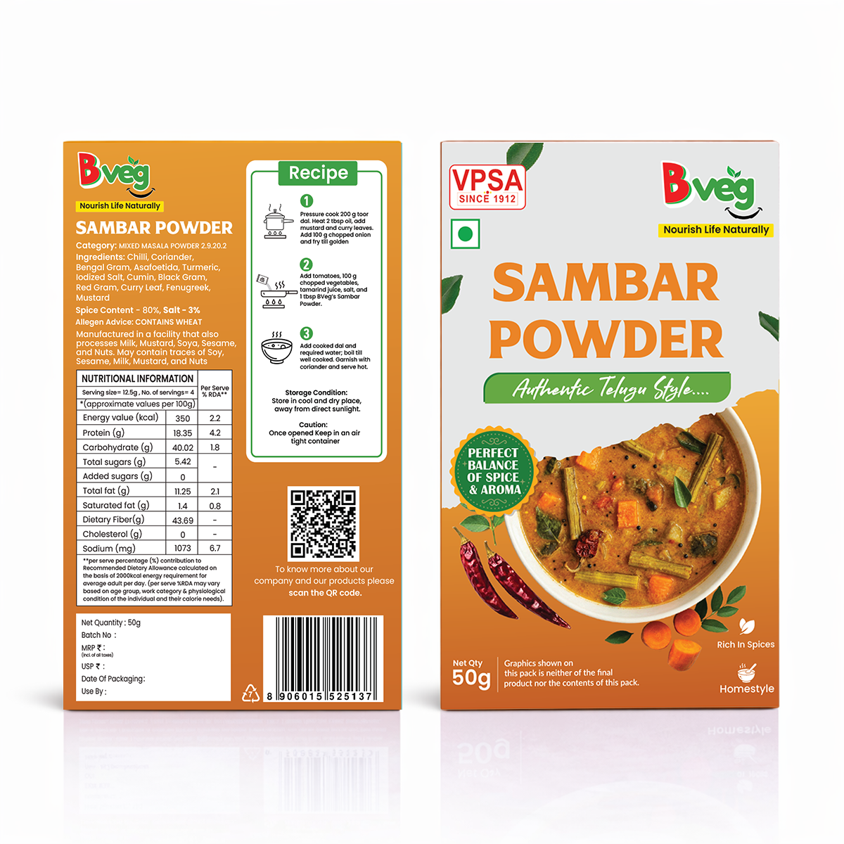 Sambar Powder – Authentic Telugu Style