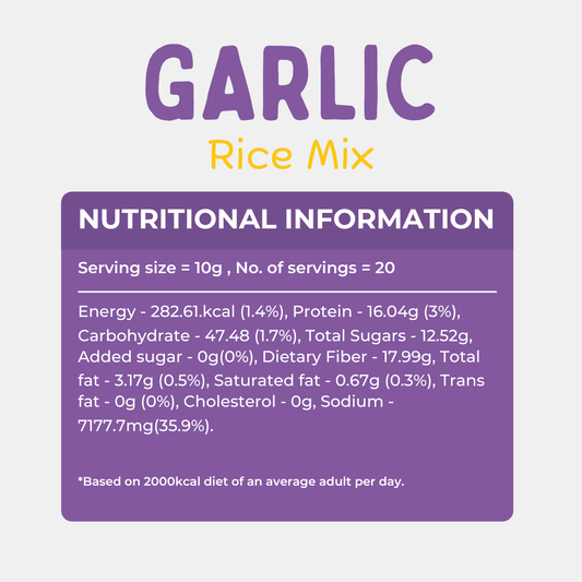 Insta Eatz Garlic Rice Mix – 200g