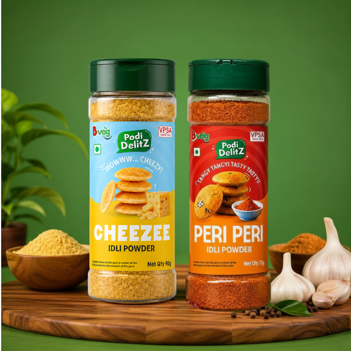 Cheezee & Peri Peri Idli Powder
