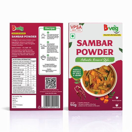 Sambar Powder – Authentic Kannada Style