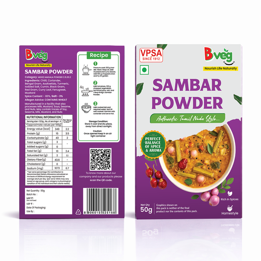 Sambar Powder – Authentic Tamil Nadu Style